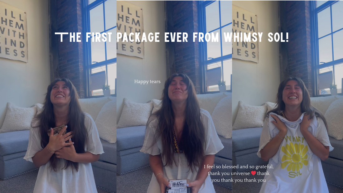 FIRST EVER PACKAGE FROM WHIMSY SOL