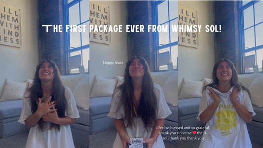FIRST EVER PACKAGE FROM WHIMSY SOL